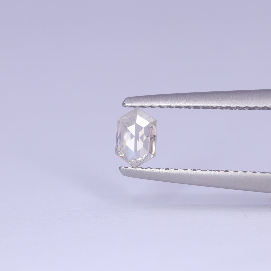 0.40ct Elongated Hexagon Salt and Pepper Diamond Loose Gemstones