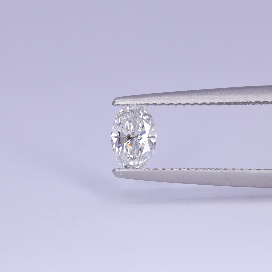 0.60ct Oval Cut Lab Grown Diamond E VS2, IGI Certified Loose Gemstones