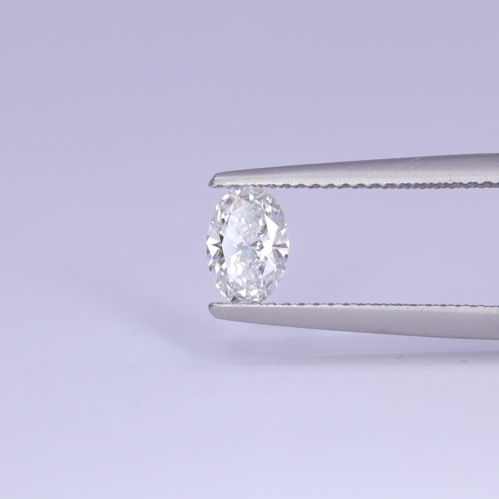 0.60ct Oval Cut Lab Grown Diamond E VS2, IGI Certified Loose Gemstones