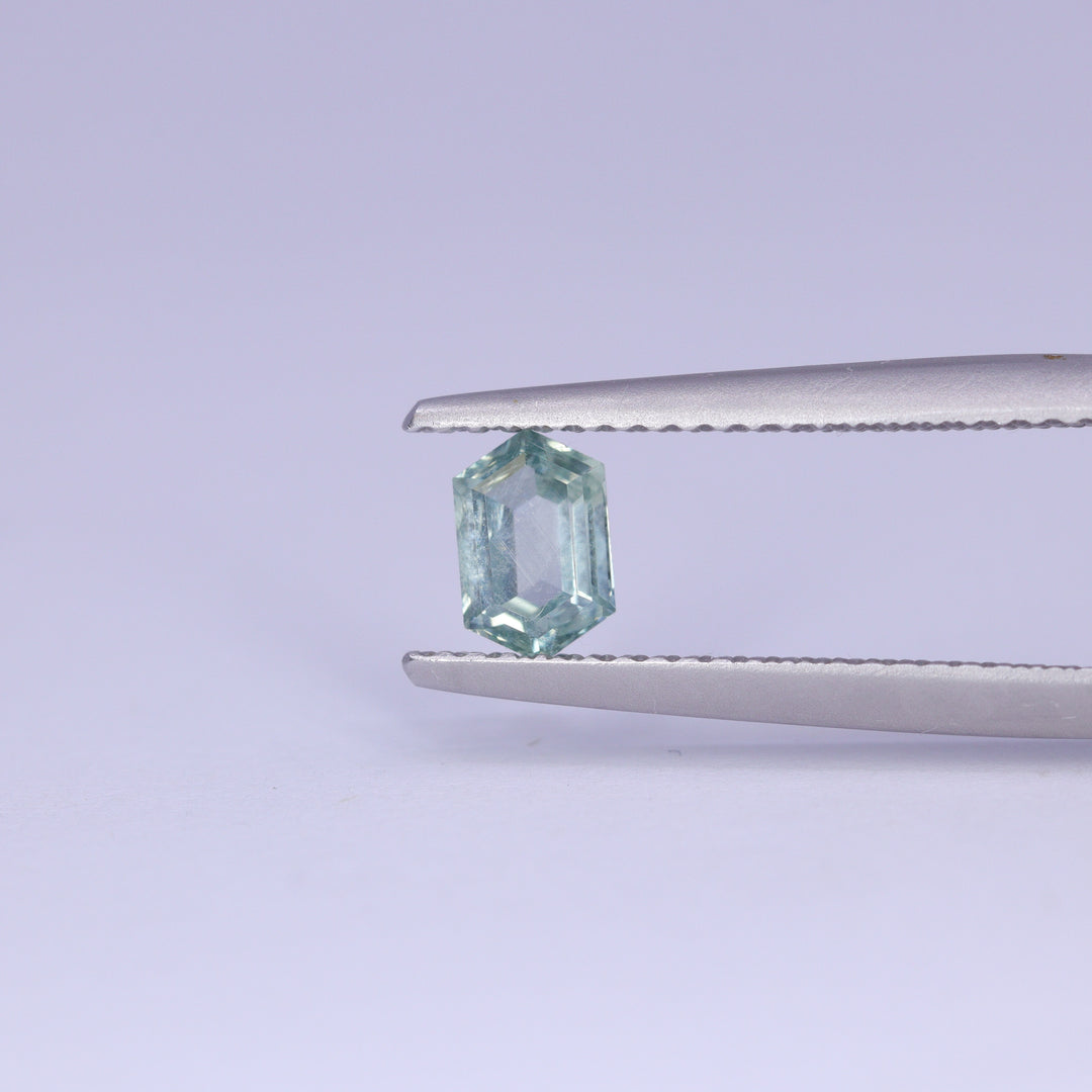 0.64ct Hexagon Cut Montana Sapphire Loose Gemstones