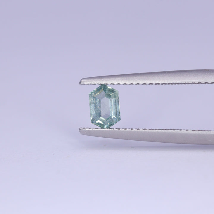 0.64ct Hexagon Cut Montana Sapphire Loose Gemstones