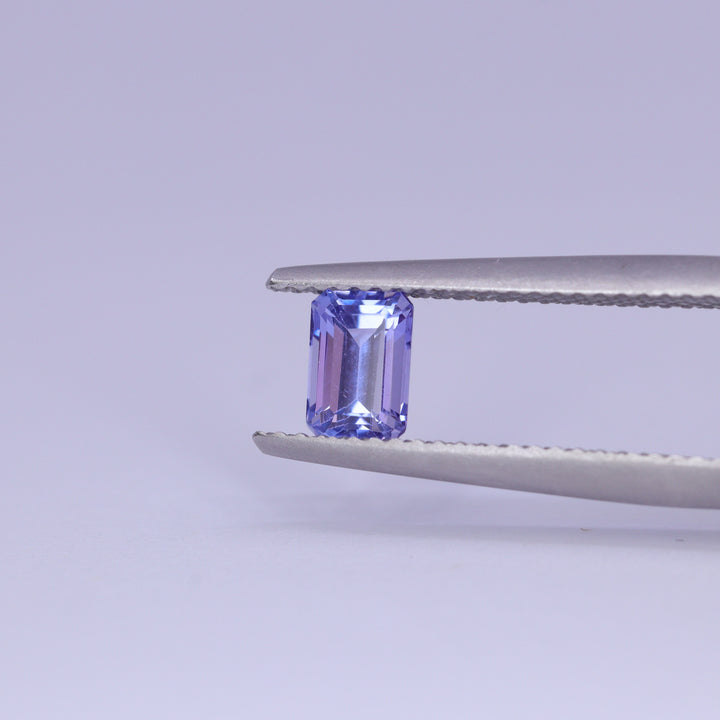 0.81ct Emerald Cut Tanzanite Loose Gemstones