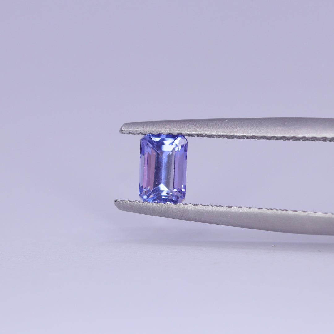 0.81ct Emerald Cut Tanzanite Loose Gemstones