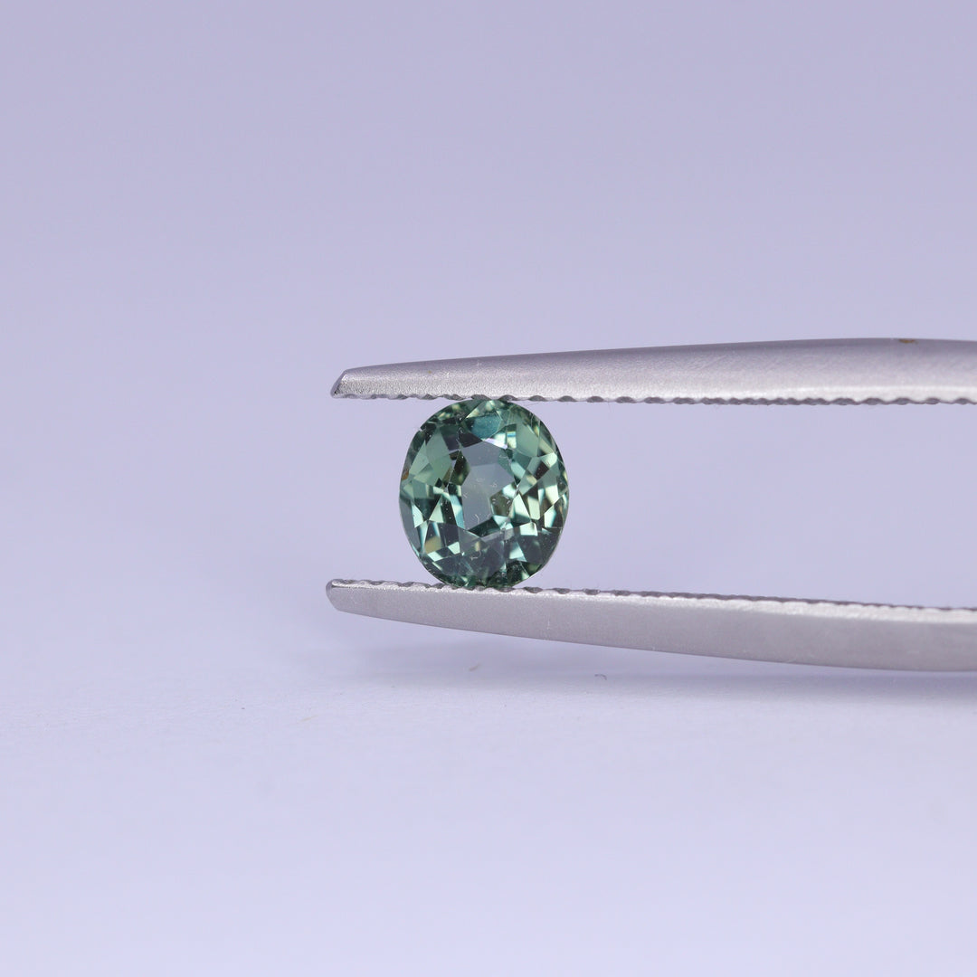 0.85ct Oval Cut Blue Green Sapphire Loose Gemstones