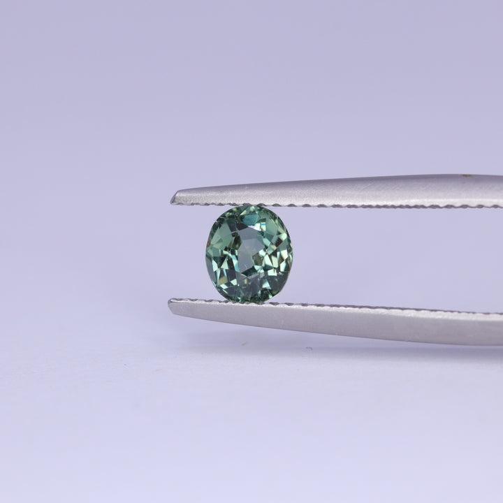0.85ct Oval Cut Blue Green Sapphire Loose Gemstones