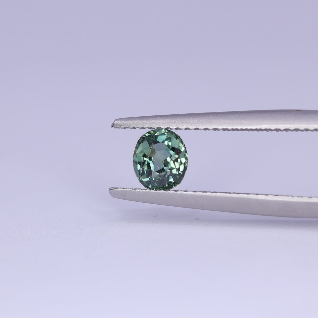 0.85ct Oval Cut Blue Green Sapphire Loose Gemstones