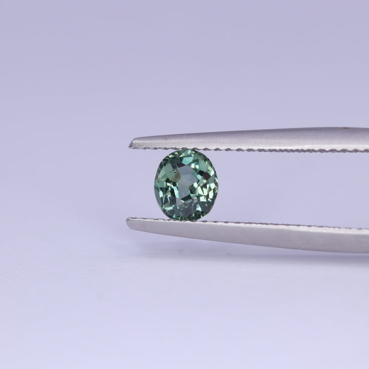 0.85ct Oval Cut Blue Green Sapphire Loose Gemstones