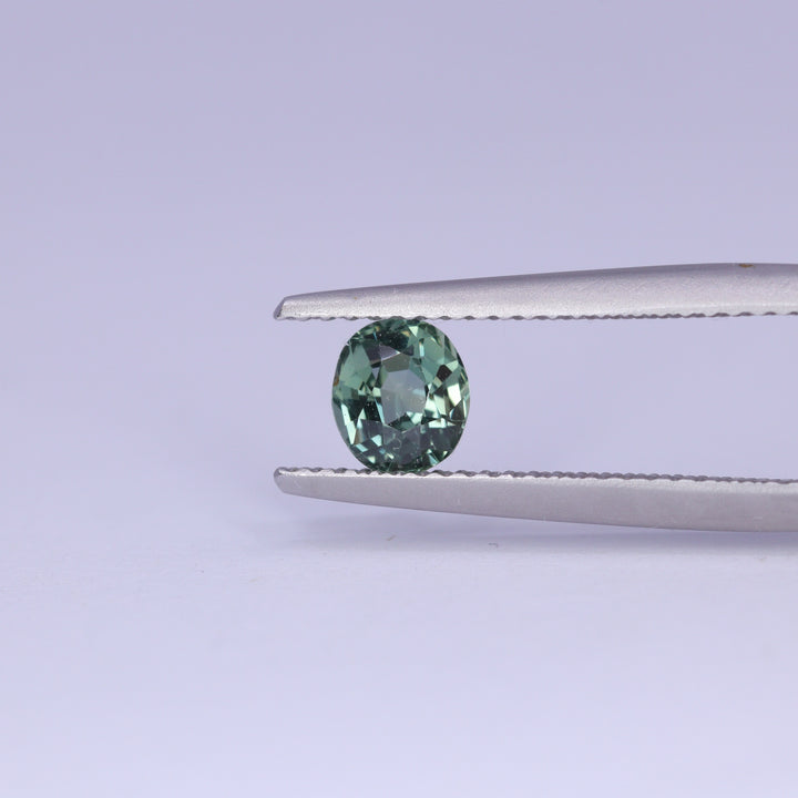 0.85ct Oval Cut Blue Green Sapphire Loose Gemstones