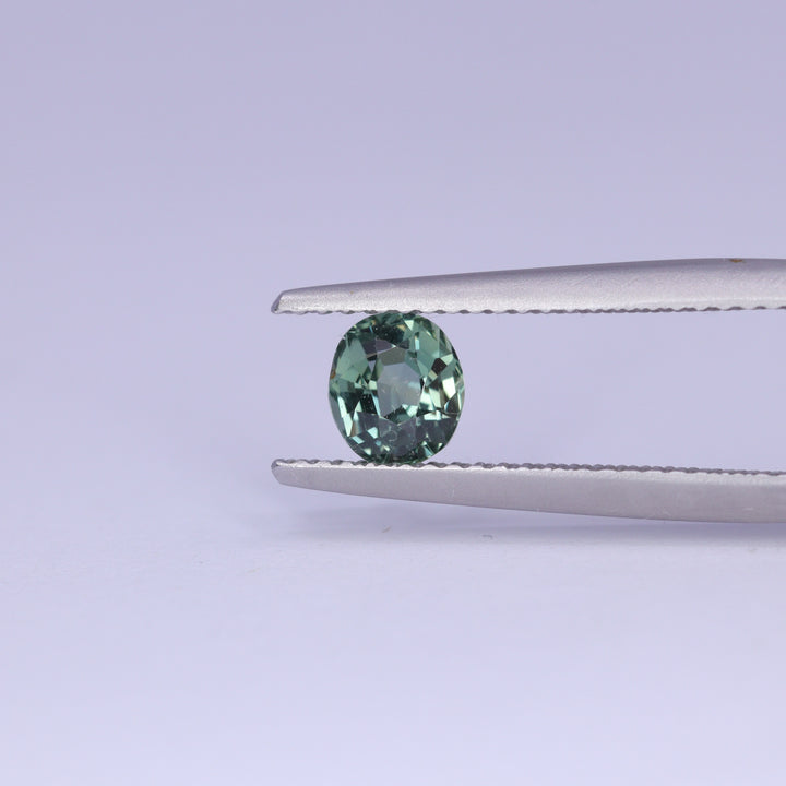 0.85ct Oval Cut Blue Green Sapphire Loose Gemstones