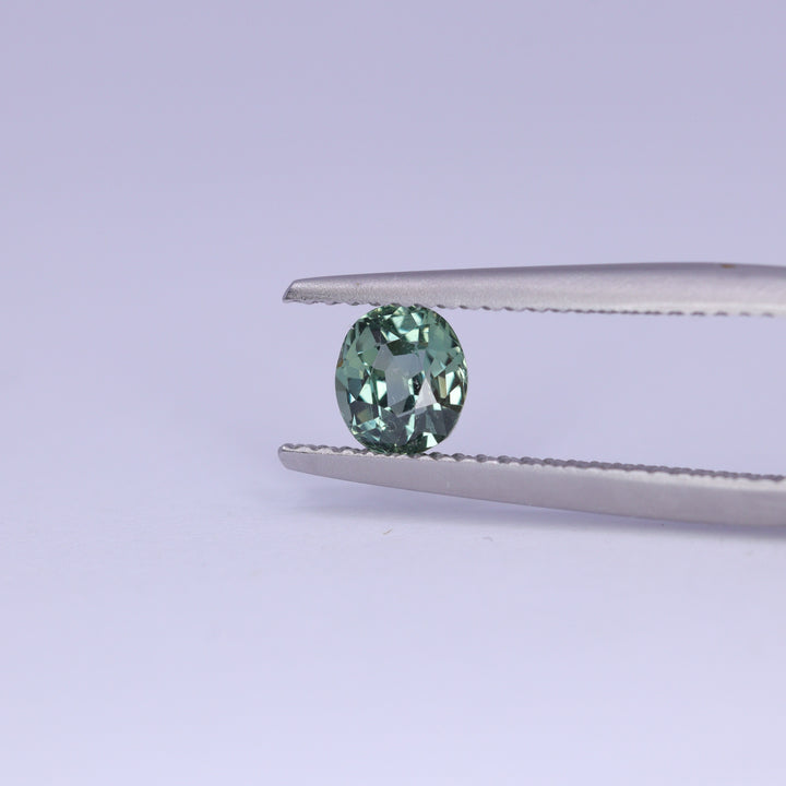 0.85ct Oval Cut Blue Green Sapphire Loose Gemstones