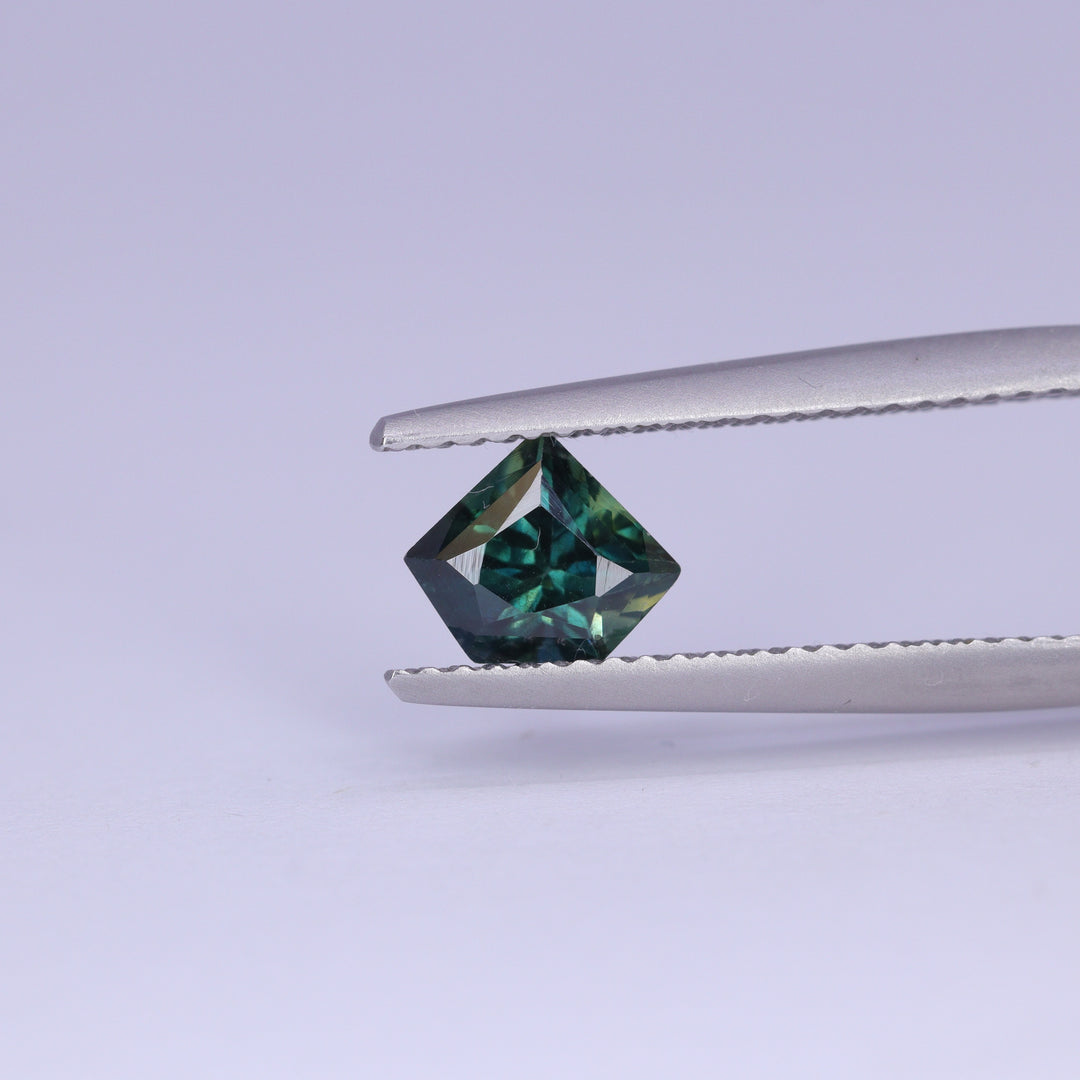 1.01ct Shield Cut Teal Sapphire Loose Gemstones