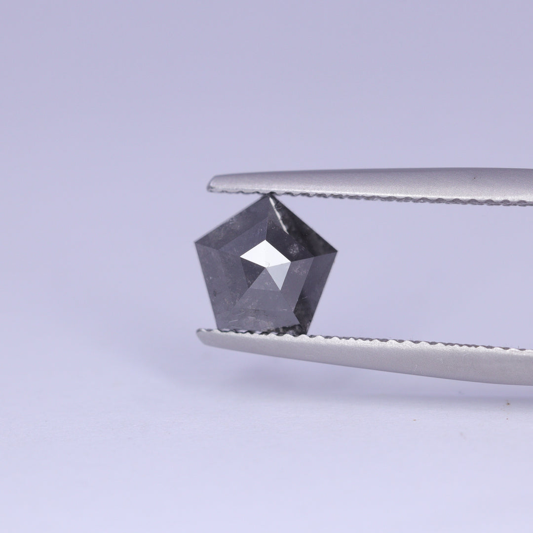 1.54ct Shield Cut Salt and Pepper Diamond Loose Gemstones