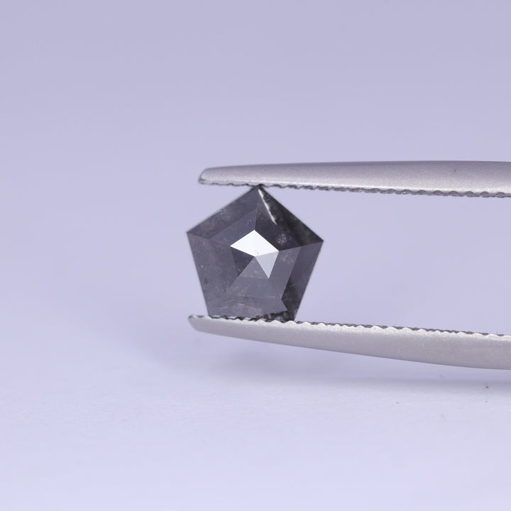 1.54ct Shield Cut Salt and Pepper Diamond Loose Gemstones