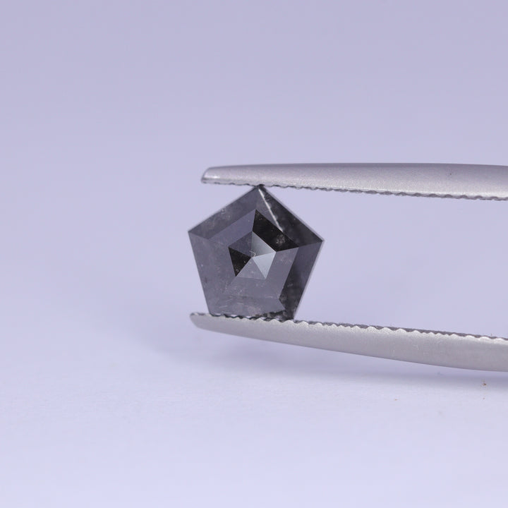 1.54ct Shield Cut Salt and Pepper Diamond Loose Gemstones