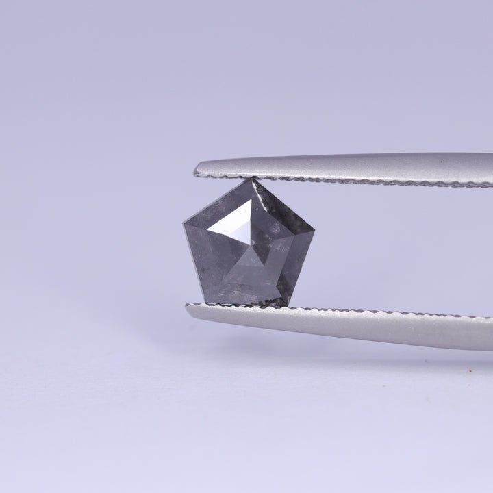 1.54ct Shield Cut Salt and Pepper Diamond Loose Gemstones