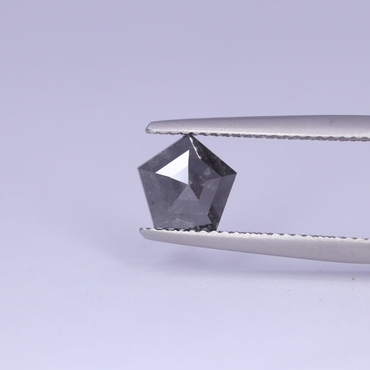 1.54ct Shield Cut Salt and Pepper Diamond Loose Gemstones