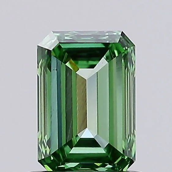 0.68ct Emerald Lab Grown Diamond (Colour Fancy Vivid Green, Clarity VS1, IGI Certified) diamond