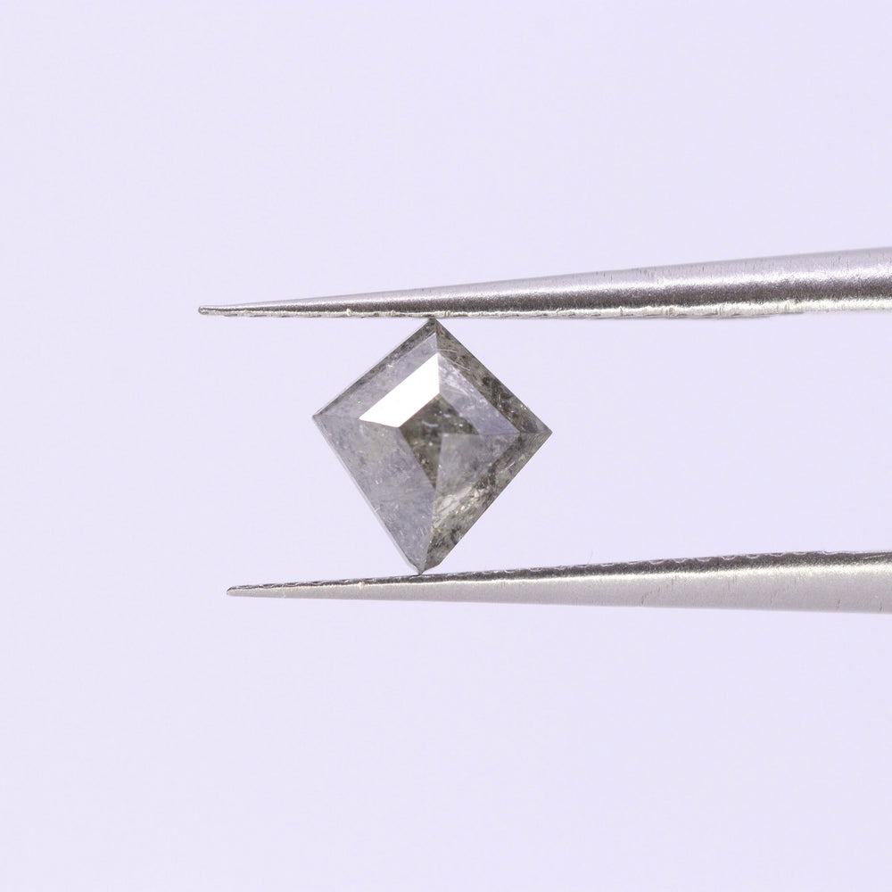 Salt and Pepper Diamond | 0.87ct Kite Cut, Loose Gemstone Loose Gemstones