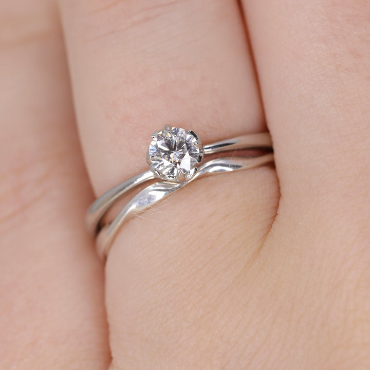 Alicia - Double Ribbon Twist Shaped Wedding Ring - Made-to-Order Wedding Rings - Made-to-Order