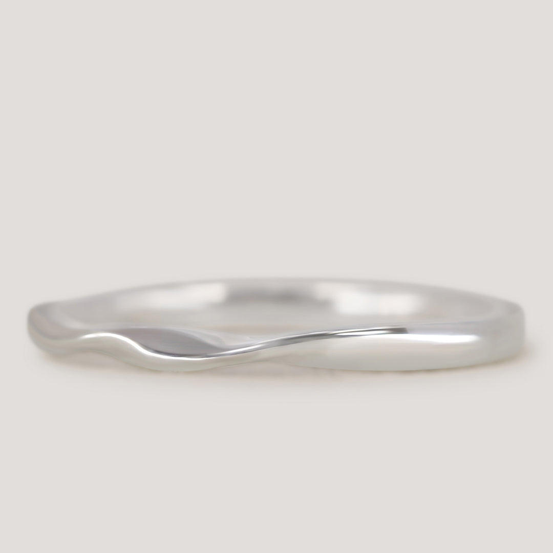 Alicia - Double Ribbon Twist Shaped Wedding Ring - Made-to-Order Wedding Rings - Made-to-Order