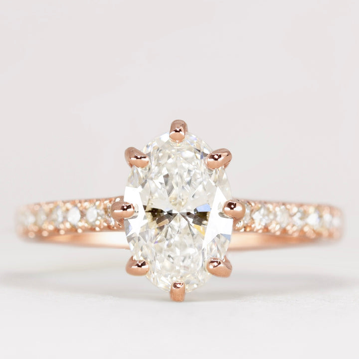 Carmen - Oval Cut Solitaire Engagement Ring Setting