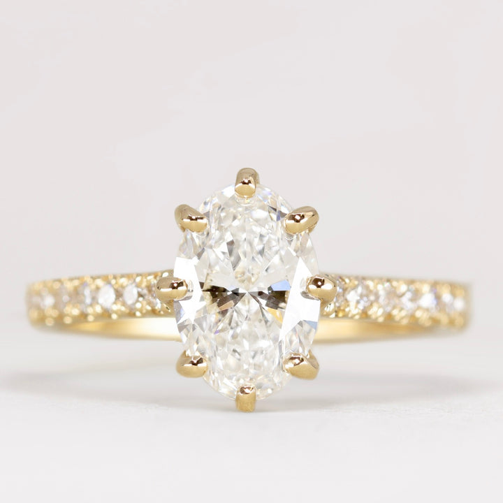 Carmen - Oval Cut Solitaire Engagement Ring Setting