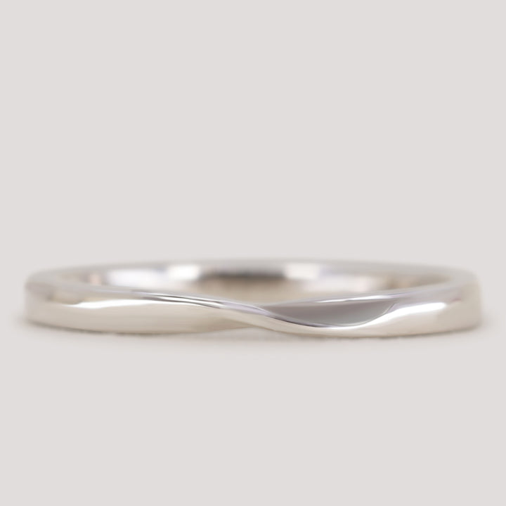 Dee - Ribbon Twist Polished Wedding Ring - Made-to-Order Wedding Rings - Made-to-Order