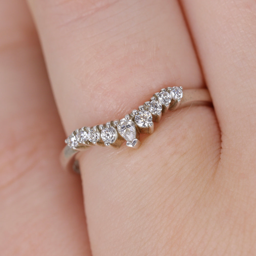 Emma Petite - Diamond Tiara Wedding Ring - Made-to-Order Wedding Rings - Made-to-Order