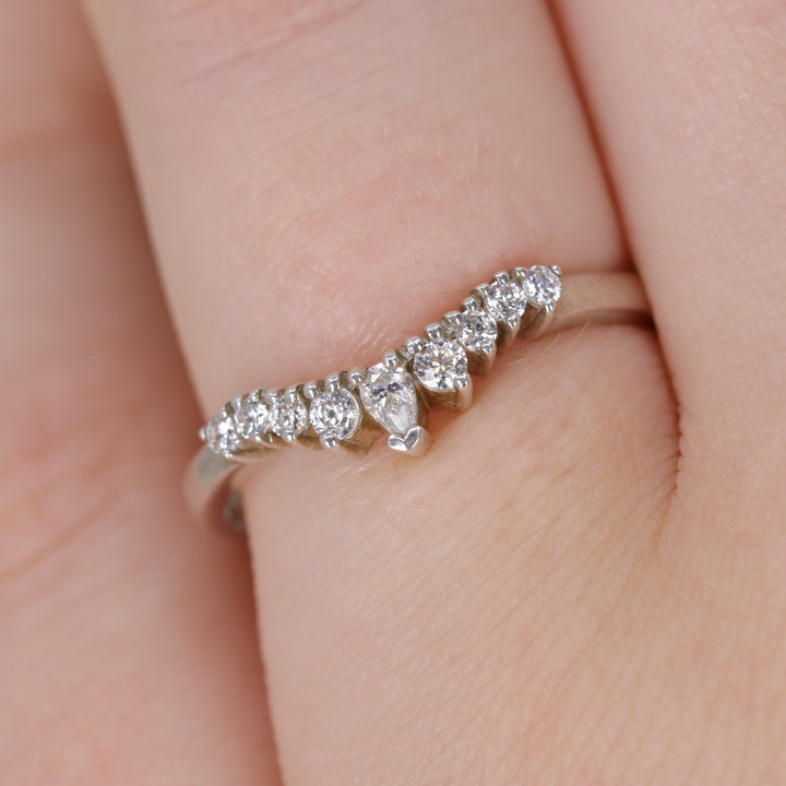 Emma Petite - Diamond Tiara Wedding Ring - Made-to-Order Wedding Rings - Made-to-Order