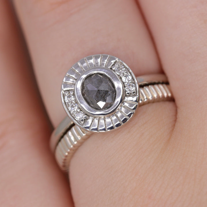 Gabrielle - Patterned Wedding Ring - Made-to-Order Wedding Rings - Made-to-Order