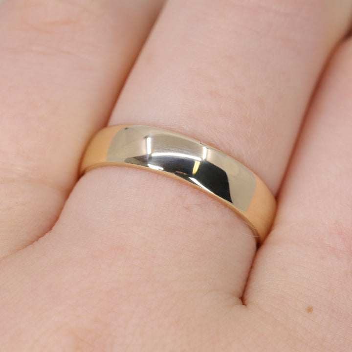Arlo - Light Court Polished Wedding Ring - Made-to-Order Wedding Rings - Made-to-Order