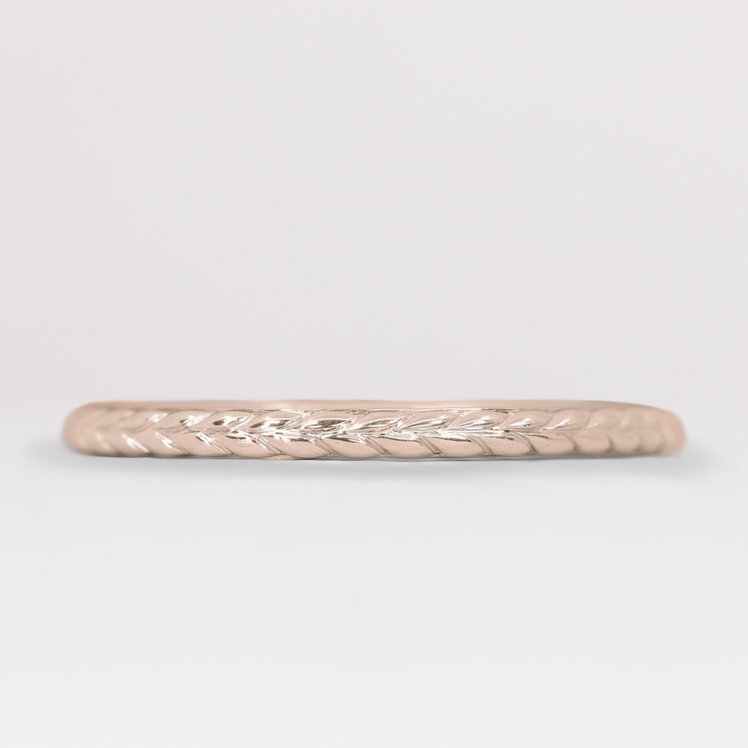 Mia - Braided Pattern Wedding Ring - Made-to-Order Wedding Rings - Made-to-Order