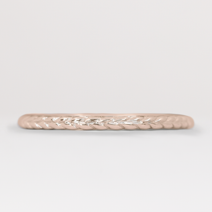Mia - Braided Pattern Wedding Ring - Made-to-Order Wedding Rings - Made-to-Order