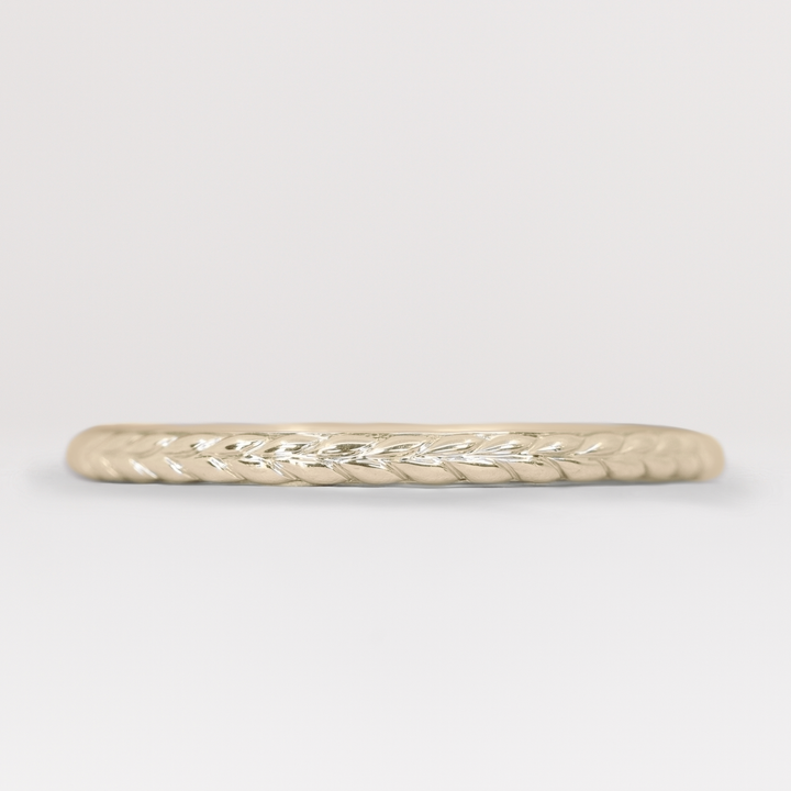 Mia - Braided Pattern Wedding Ring - Made-to-Order Wedding Rings - Made-to-Order
