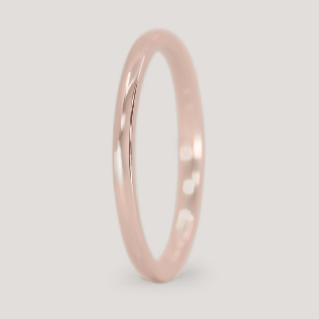 Peggy - Polished Straight Wedding Ring 1.8mm Width - Made-to-Order Wedding Rings - Made-to-Order