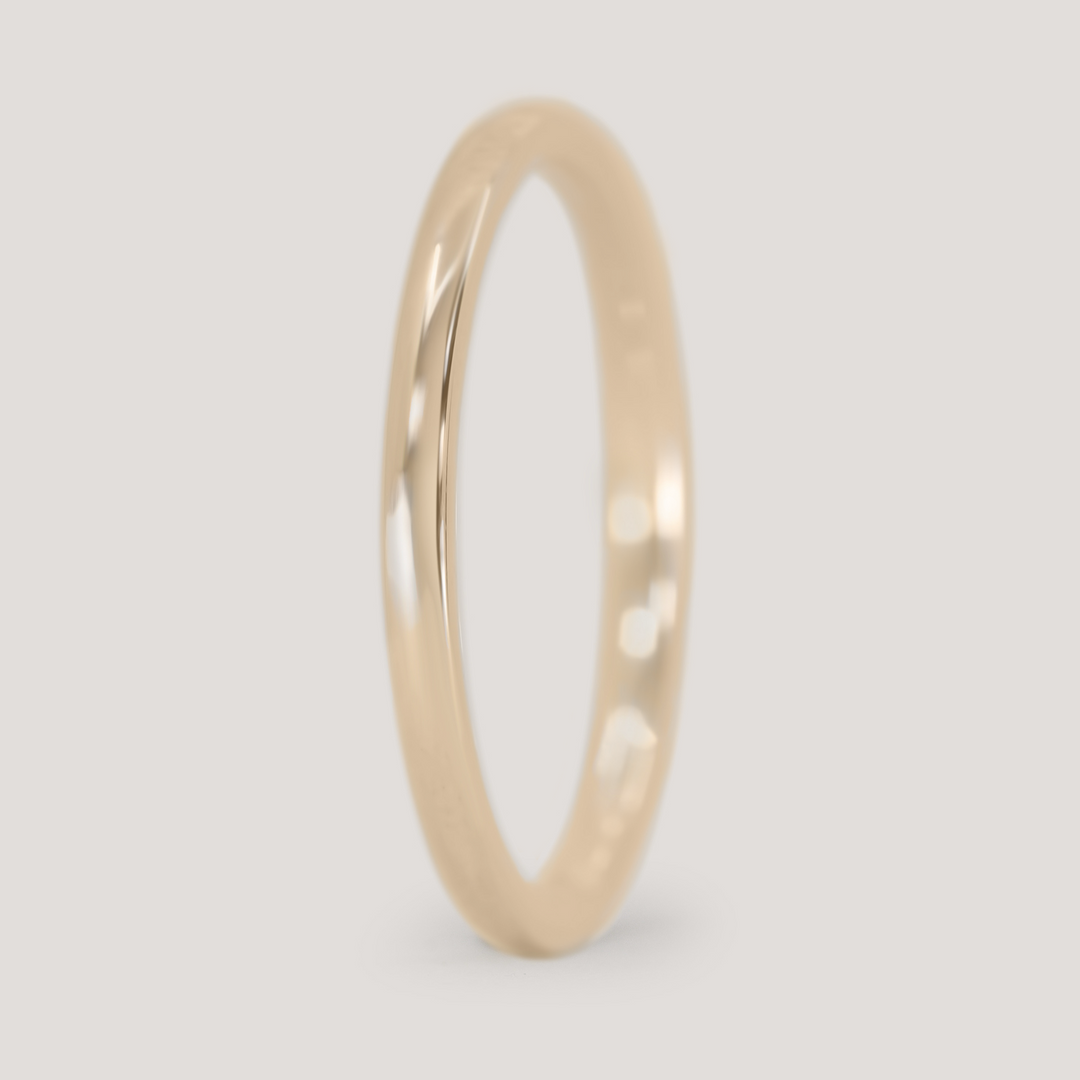 Peggy - Polished Straight Wedding Ring 1.8mm Width - Made-to-Order Wedding Rings - Made-to-Order