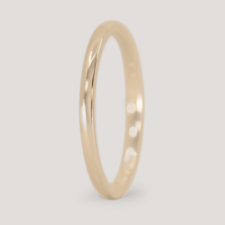 Peggy - Polished Straight Wedding Ring 1.8mm Width - Made-to-Order Wedding Rings - Made-to-Order