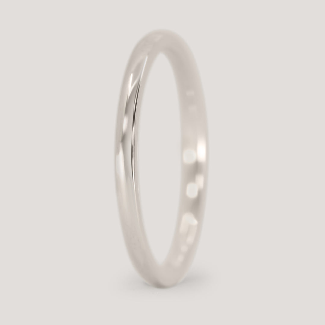 Peggy - Polished Straight Wedding Ring 1.8mm Width - Made-to-Order Wedding Rings - Made-to-Order