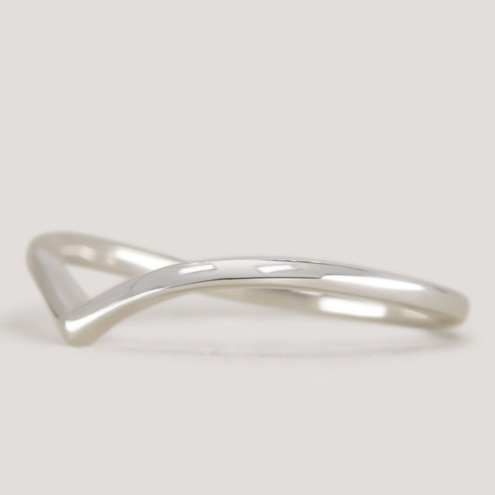 Peggy - Polished Wishbone Wedding Ring 1.8mm Width - Made-to-Order Wedding Rings - Made-to-Order