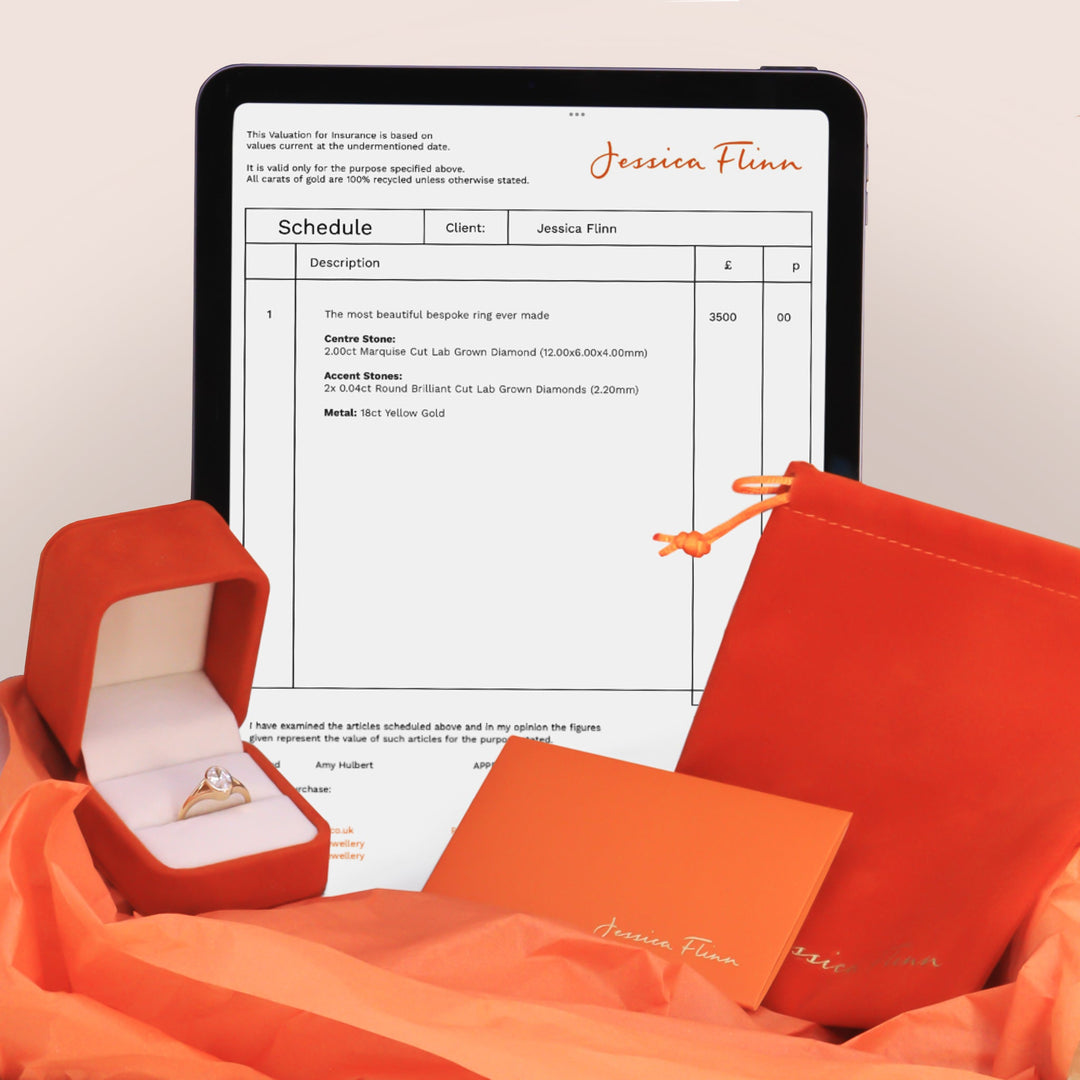 Astrid - Oval Diamond Floral Engagement Ring Setting