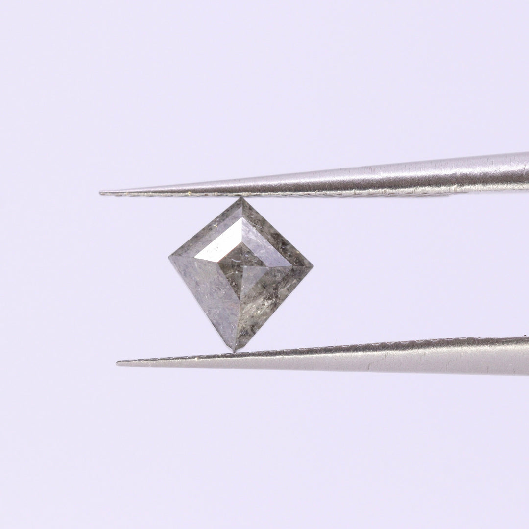 Salt and Pepper Diamond | 0.87ct Kite Cut, Loose Gemstone Loose Gemstones