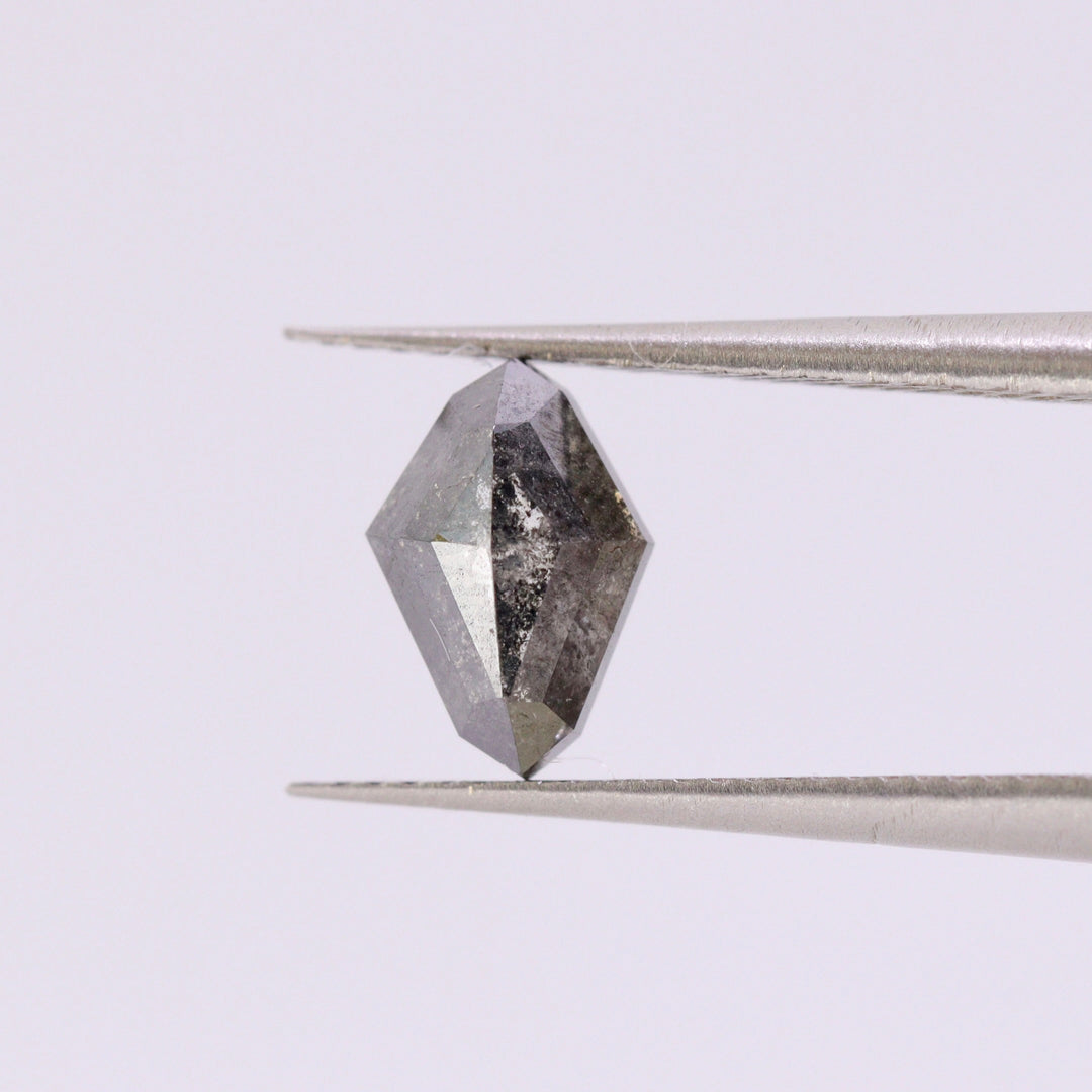Salt and Pepper Diamond | 1.12ct Kite Cut, Loose Gemstone Loose Gemstones