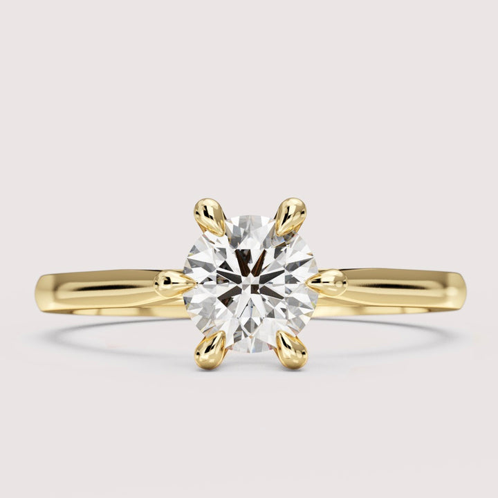 Heidi - Round Cut 0.60ct Hidden Diamond Solitaire Engagement Ring Setting