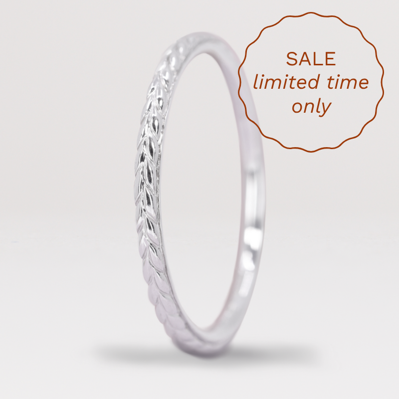 Mia - Braided Pattern Wedding Ring - Made-to-Order Wedding Rings - Made-to-Order