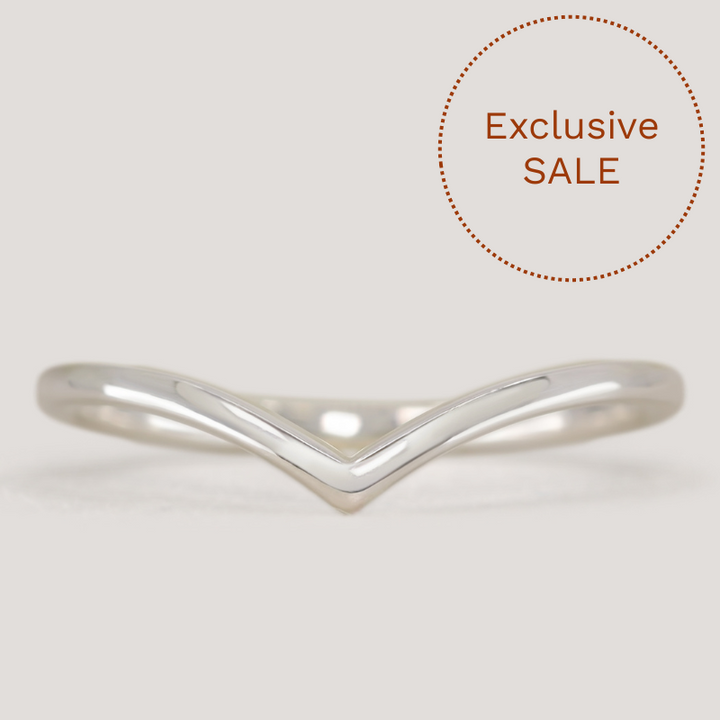 Peggy - Polished Wishbone Wedding Ring 1.8mm Width - Made-to-Order Wedding Rings - Made-to-Order