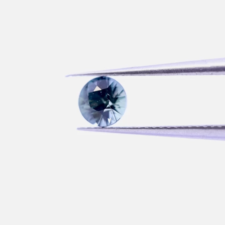 Teal Sapphire  | 0.45ct Round Brilliant Cut, Loose Gemstone