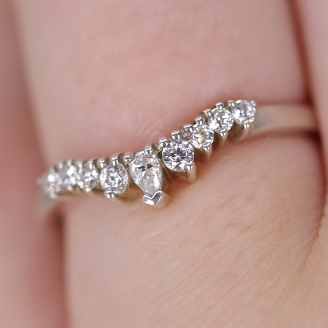 Emma Petite - Diamond Tiara Wedding Ring - Made-to-Order Wedding Rings - Made-to-Order