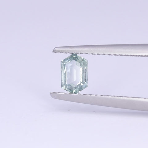 0.64ct Hexagon Cut Montana Sapphire Loose Gemstones