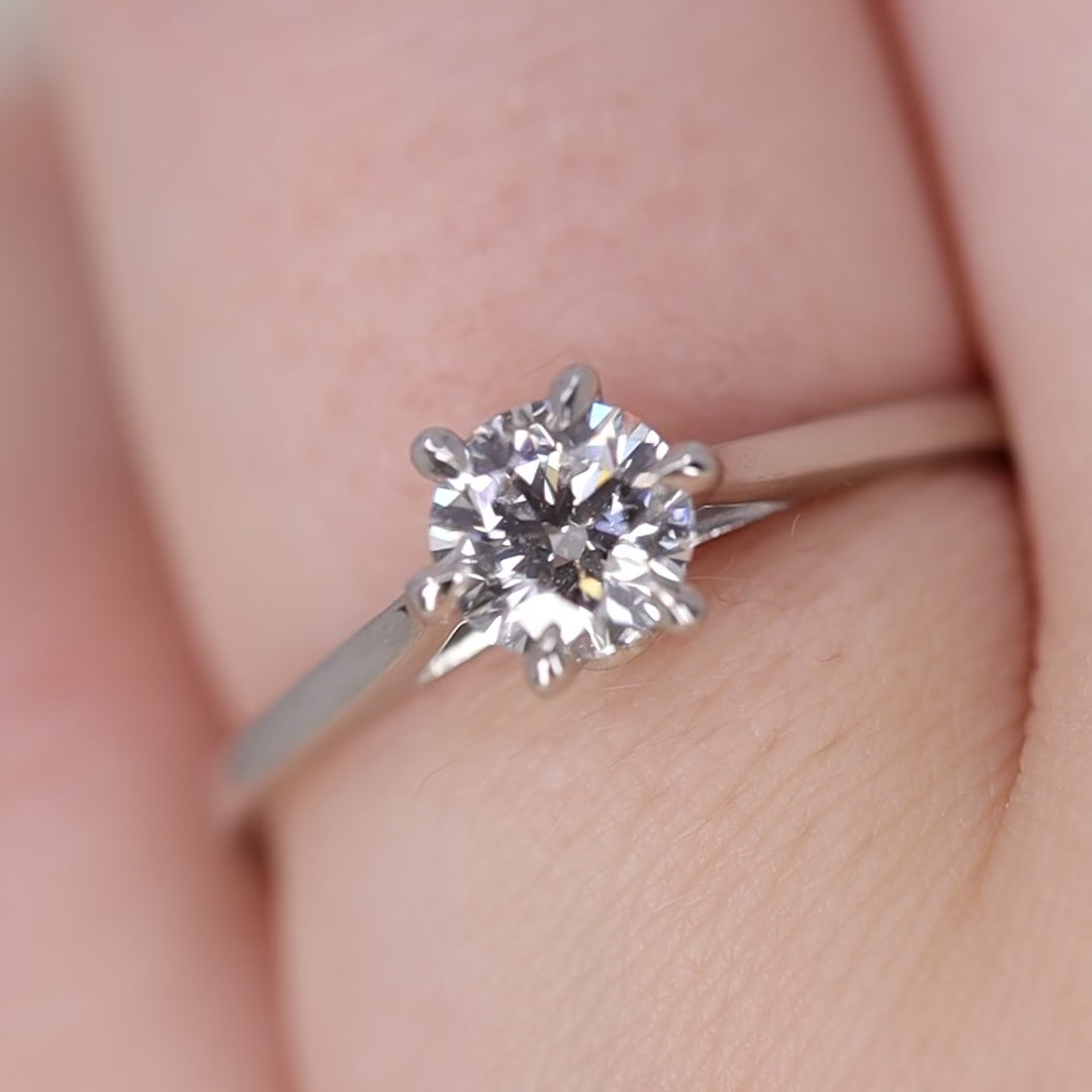 Heidi - Round Cut 1.25ct+ Hidden Diamond Solitaire Engagement Ring Setting