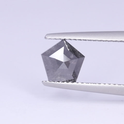 1.54ct Shield Cut Salt and Pepper Diamond Loose Gemstones